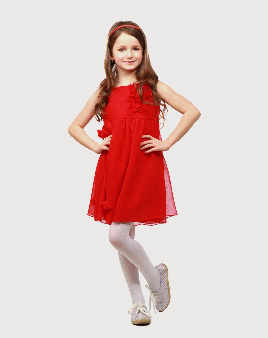 Green Dotted Midi Dresses